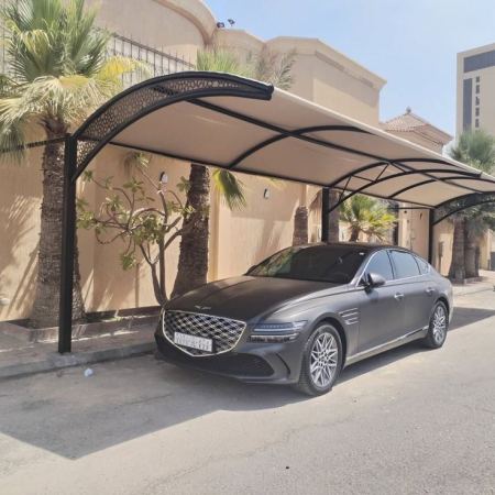 مظلات سيارات حي الملقا