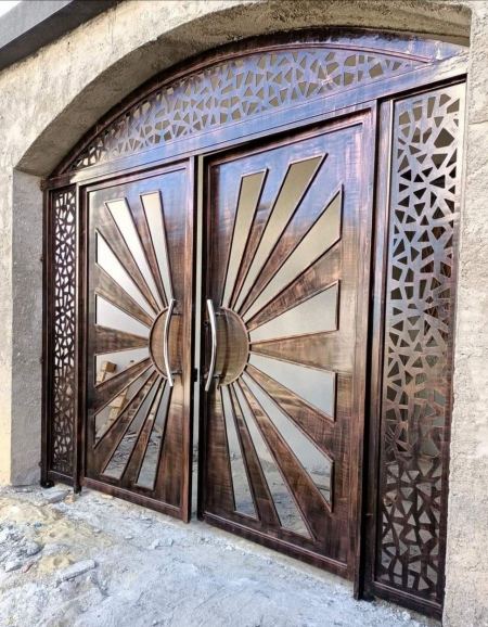 معلم حداد ابواب ليزر حي العقيق