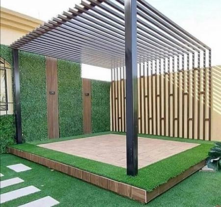 تركيب برجولات حدائق اسطح وبلكونات بتصاميم هندسية فريدة 2021